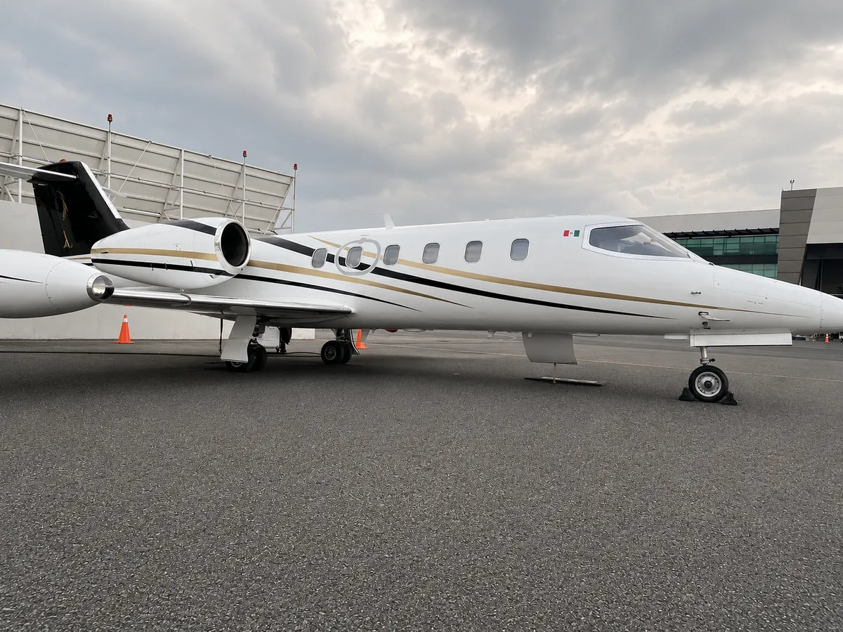 Learjet 35 para renta de avión privado desde Toluca (MMTO)